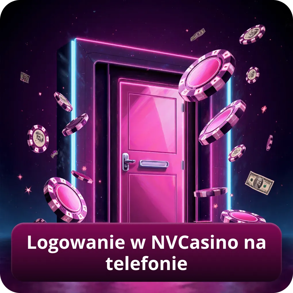 Logowanie w NVCasino na telefonie